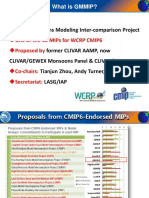 Gmmip:: Global Monsoons Modeling Inter-Comparison Project