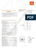 JBL D250-X 28031002 Manual Portuguese