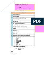 Daftar Dokumen File Kepegawaian