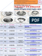 Net/Setworkshoponenglish: Post Graduate Department of English & Bos English (MGV)