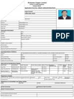 Hindustan Copper Limited: Application Form No.: 06estt/1/2005/2018043372018