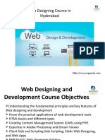 Web Designing and Developemnt