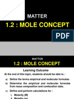 1.2 Mole Concept