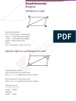 Properties of Parallelogram