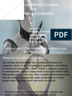 Seminar Presentation ON Machine Learning