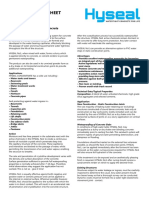 Hyseal No.1: Technical Data Sheet