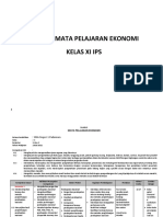 Silabus Ekonomi Kelas 11 SMA-MA 2021