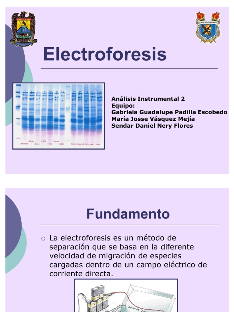 Electroforesis | PDF | Electroforesis | Química