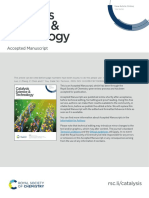 Catalysis Science & Technology: Accepted Manuscript