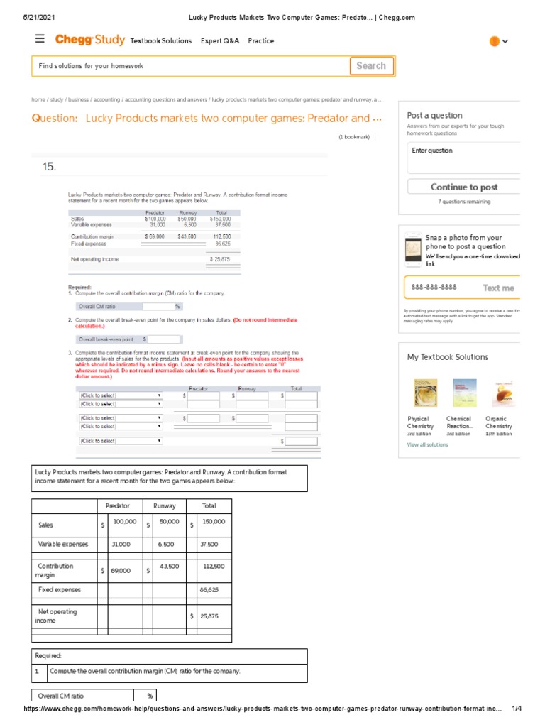 Lucky Products Markets Two Computer Games - Predato... | PDF | Business  Economics | Economies