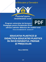 218334241 2 Educatie Plastica Si Didactica Educatiei Plastice PIR M Cristea
