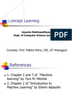 Concept Learning: Courtesy: Prof. Pabitra Mitra, CSE, IIT Kharagpur