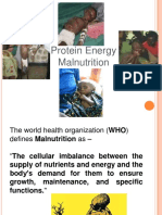 Protein Energy Malnutrition - M.SC - DAN - 2016 - For Class