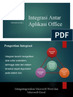 Kelas X - Pertemuan Ke-2 (Integrasi Antar Aplikasi Offfice - Part 1)