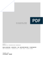 Designing Spaces in Reinforced Concrete: Student Name