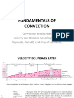 Fundamentals of Convection: Velocity and Thermal Boundary Layers, Reynolds, Prandtl, and Nusselt Numbers