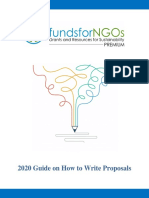 2020 Guide on How to Write Proposals