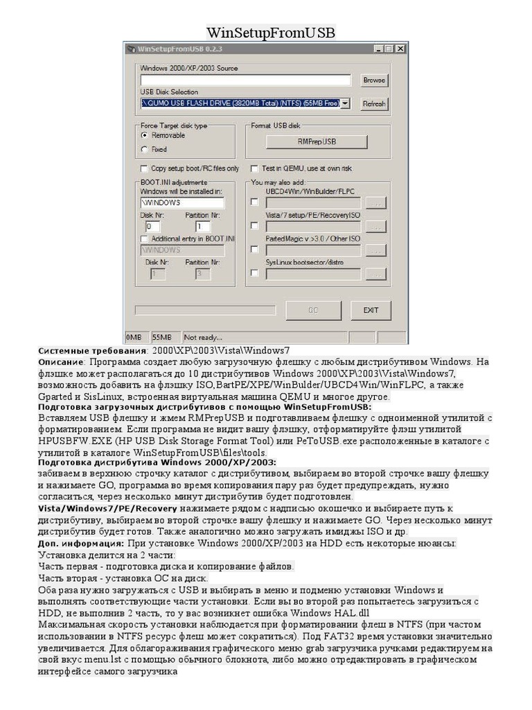 Win Setup From USB | PDF