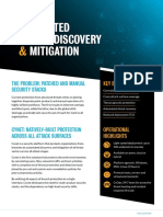 Automated Threat Discovery Mitigation: The Problem: Patched and Manual Security Stacks