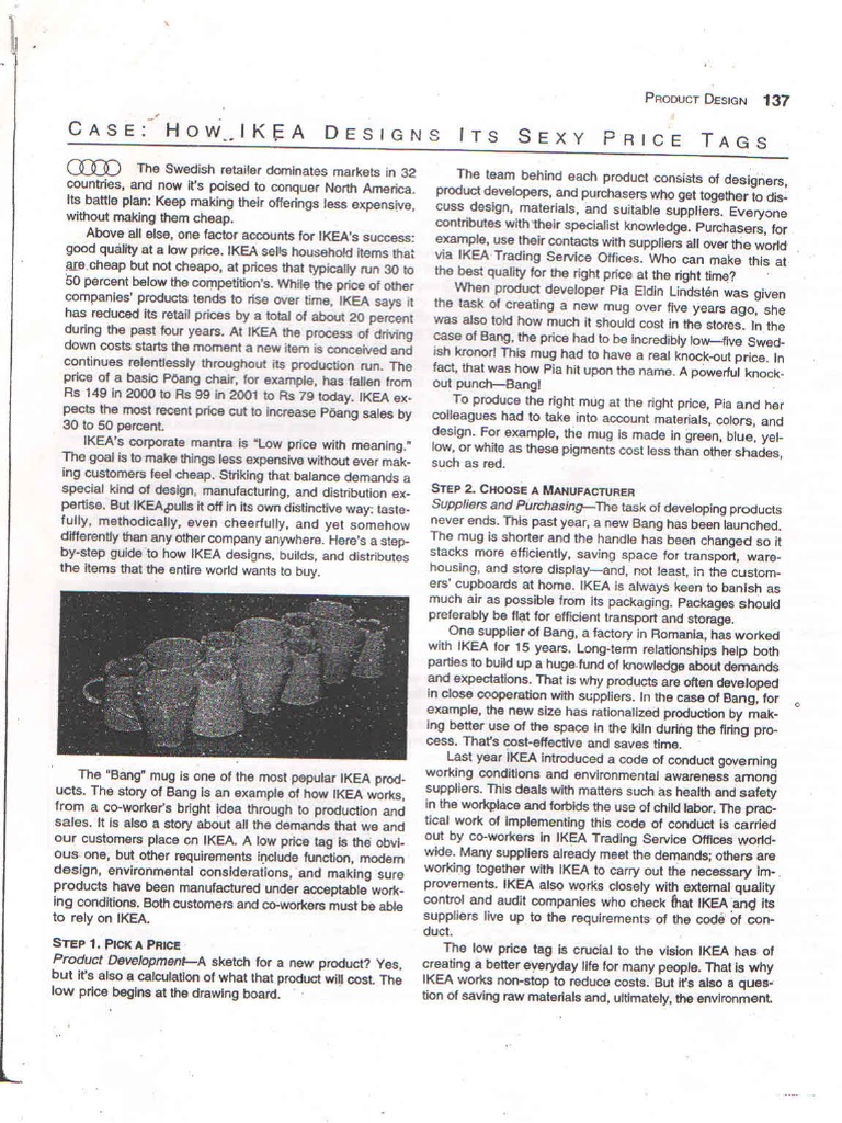 IKEA Case Study PDF