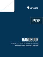Handbook: 9 Steps For Optimum Password Security