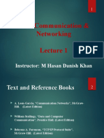Data Communication & Networking: Instructor: M Hasan Danish Khan