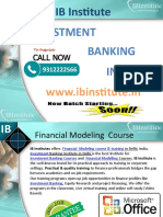 Financial Modelling Courses in Delhi Ibi