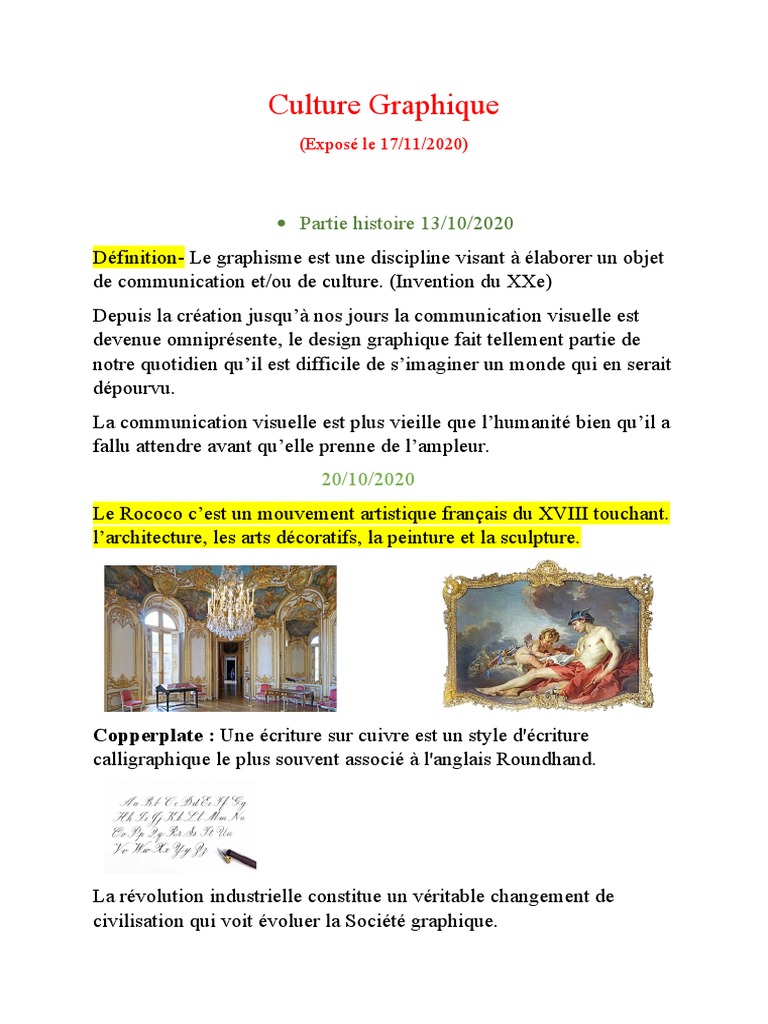 Définition et Histoire du Graphisme | PDF | Voyages | Art