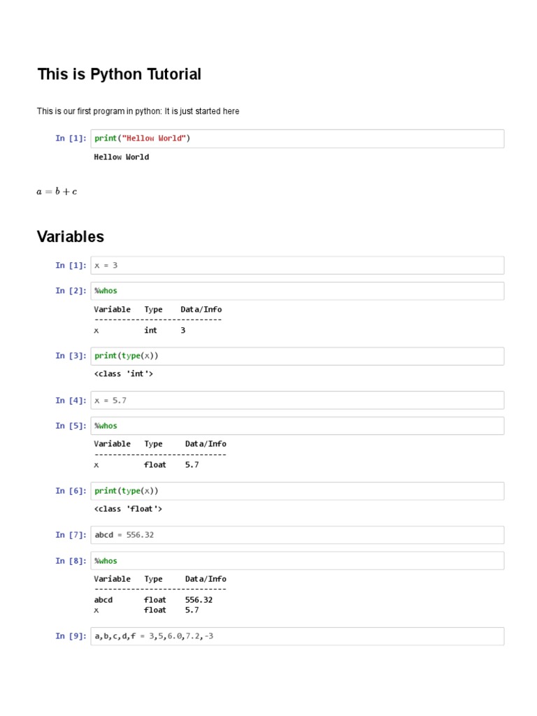 This Is Python Tutorial: Print | PDF | Parameter (Computer Programming ...