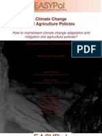 How to Mainstream Climate Change Adaptation for Agriculture