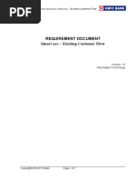 Requirement Document Smart Acc - Existing Customer Flow