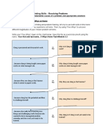 Critical Thinking Skills - Resolving Problems at Home