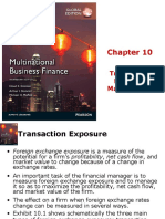 Transaction Exposure Management