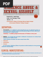 Management of OSCC Case | PDF | Rape | Child Abuse
