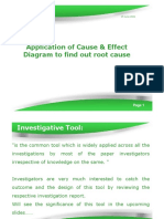 Application of Cause & Effect Diagram To Find Out Root Cause