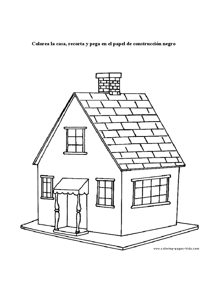 Colorea La Casa | PDF