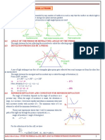 Refraction Through A Prism: Equilateral Prism Right Angled Prism Right Angled Isosceles Prism