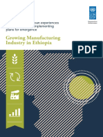 Understanding African Experiences in Formulating and Implementing Plans For Emergence Growing Manufacturing Industry
