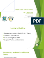 Theory and Practice in Public Administration - Part 2