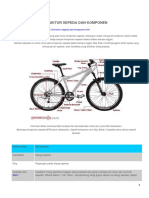 Stuktur Sepeda Dan Komponen