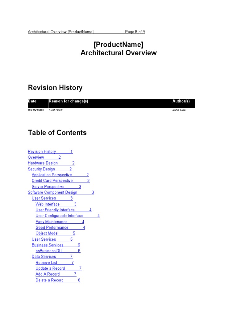 ProductName Architectural Overview | PDF | Internet & Web | World Wide Web