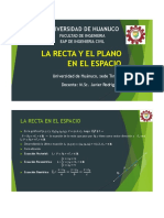 Recta y Plano Udh 2021-II