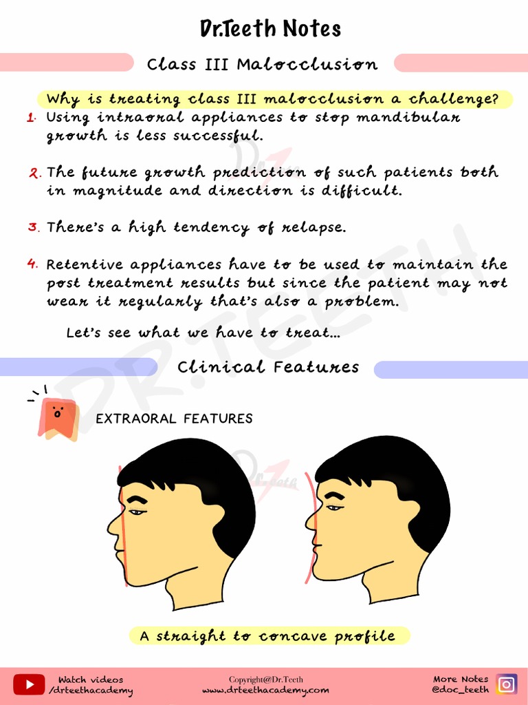Class III Malocclusion Treatment | PDF | Human Head And Neck ...