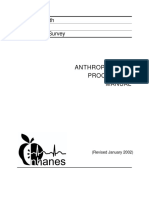 Anthropometry Procedures Manual