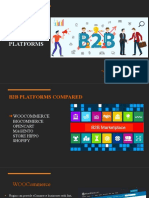 Comparativ E Analysis of B2B Platforms: - Aditya Nutulapati