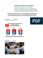 Laporan Kegiatan Yang Berisi Partisipasi Kolaborasi Siswa Dalam Kegiatan Osis