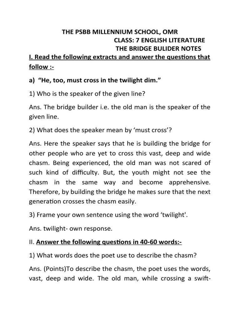 The Bridge Builder Notes1627541011 PDF