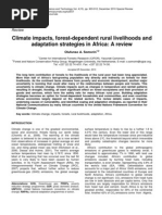 Download Climate Change Impacts - Destruction of Africa Forest-Dependent Rural Livelihoods by GiaToula54 SN52108738 doc pdf