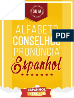 Guia - Alfabeto e Conselhos de Pronúncia em Espanhol - Edição 2 - Espanhol de Verdade
