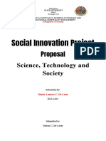 Social Innovation Project: Science, Technology and Society